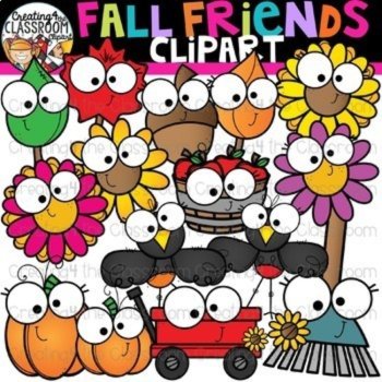 Seasonal Friends Clipart Bundle {Seasons Clipart}, image 2