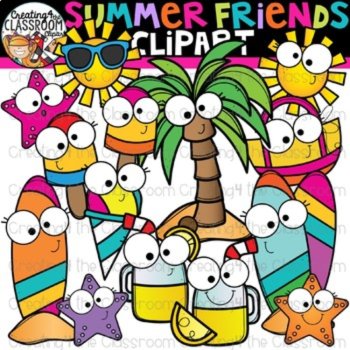 Seasonal Friends Clipart Bundle {Seasons Clipart}, image 3