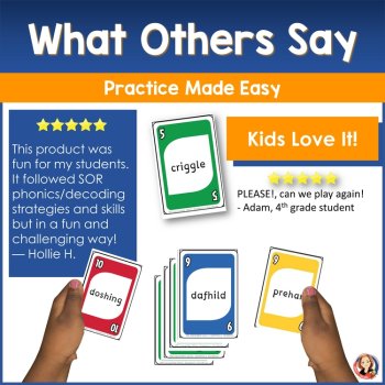 Decoding Multisyllable Nonsense Words Phonics Game, Multisyllable Words Practice, image 4