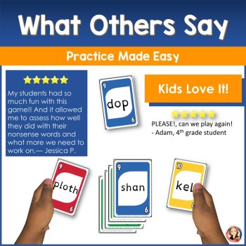 Decoding Nonsense Words Phonics Game | CVC, Blends, Digraphs |Science of Reading, image 4