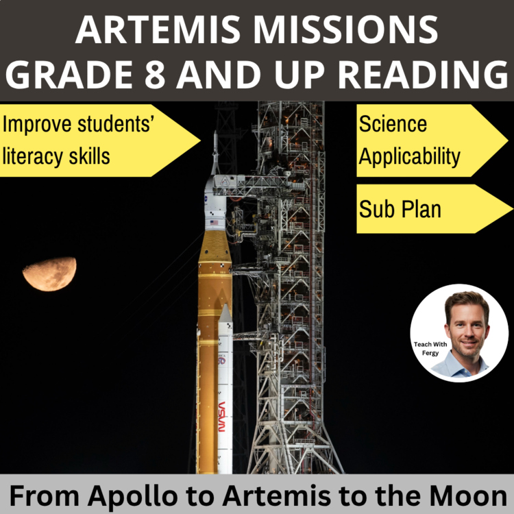 Artemis Missions Reading: From Apollo to Artemis to the Moon | Grade 8 & Up