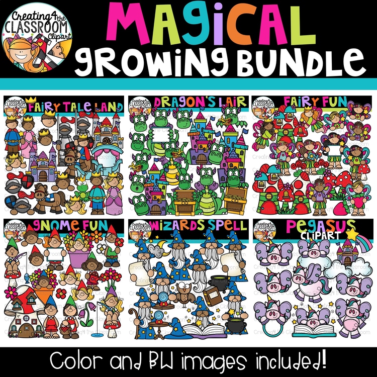 Magical Clipart Bundle -Fairytale Clipart
