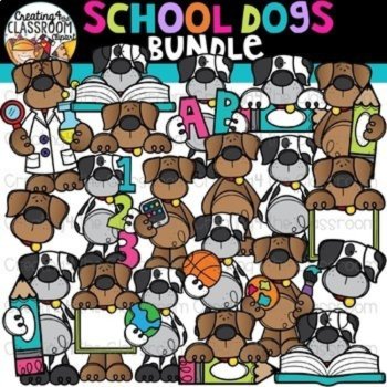 School Animals Clipart Bundle {School Clipart}, image 4