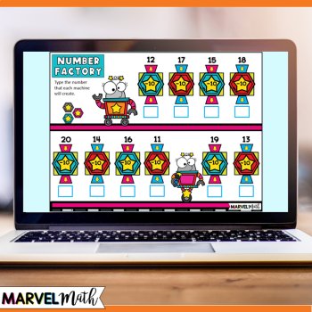 -10 Subtraction Math Facts Practice - Fun Google Slides, image 3