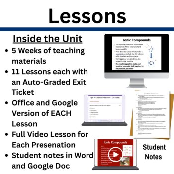 SNC2D Ontario Grade 10 Science Chemistry - Chemical Reactions Full Course Unit, image 3