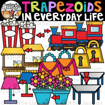 2D Shapes in Everyday Life Clipart Bundle | Shapes Clipart, image 3