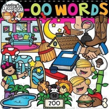 Vowel Teams Clipart Bundle {Vowel Digraphs Clipart}, image 4