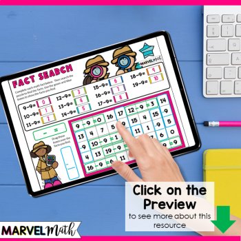 -9 Subtraction Math Facts Practice - Fun Google Slides, image 4