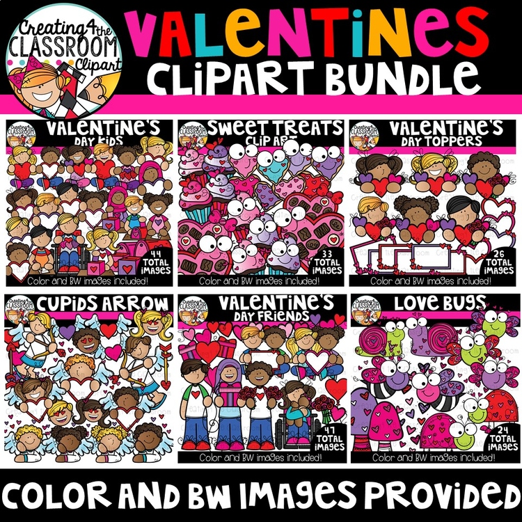 Valentine's Day Clipart Bundle {Valentine Clipart}