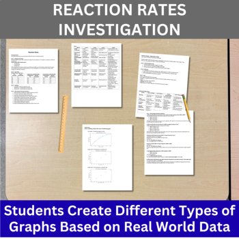 Matter and Chemical Reactions Graphing Lab Bundle | 6th, 7th, 8th Grade, image 4