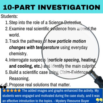 The Particle Motion Mystery - Chemistry Detective Activity | States of Matter, image 2