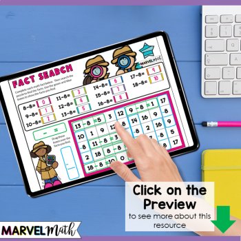 -8 Subtraction Math Facts Practice - Fun Google Slides, image 4