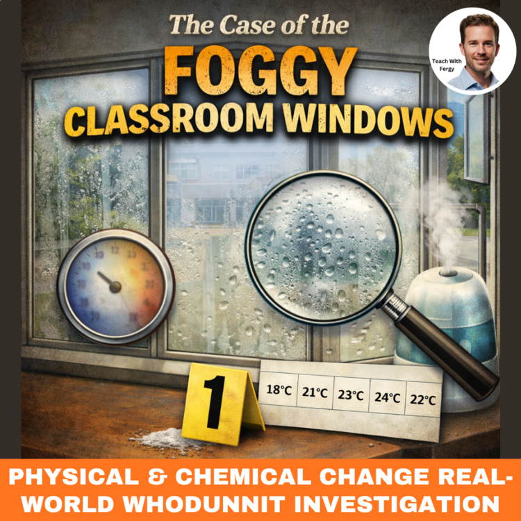 The Case of the Foggy Classroom Windows - Physical & Chemical Change Activity