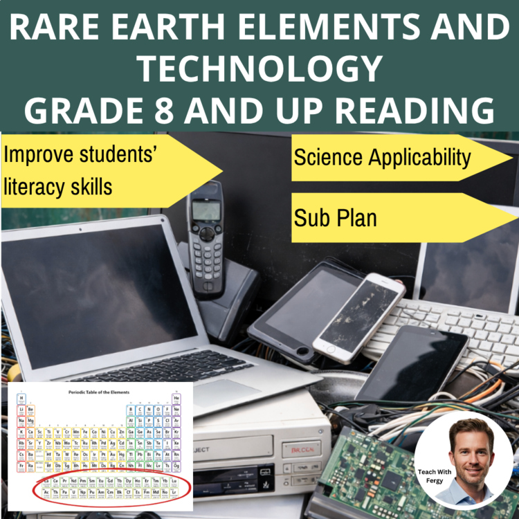 Rare Earth Elements and Technology Reading | Grade 8 & Up | Mining, Resources