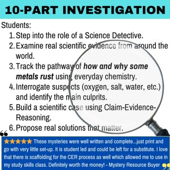 The Rusting Metal Mystery - Chemistry Detective Activity | Corrosion, Oxidation, image 2