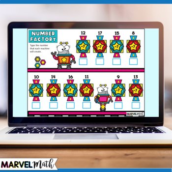 -7 Subtraction Math Facts Practice - Fun Google Slides, image 3