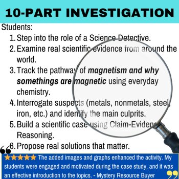 The Magnetic Mix-Up Mystery - Chemistry Detective Activity | Magnetism, image 2