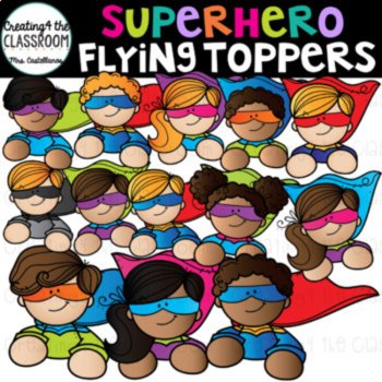 Superhero Clip Art Bundle {Superhero Clip Art}, image 3