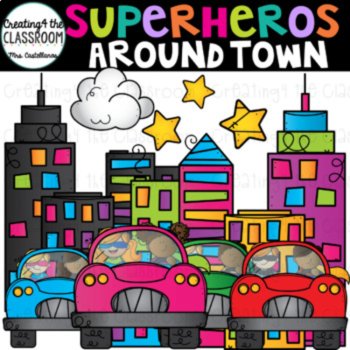 Superhero Clip Art Bundle {Superhero Clip Art}, image 4