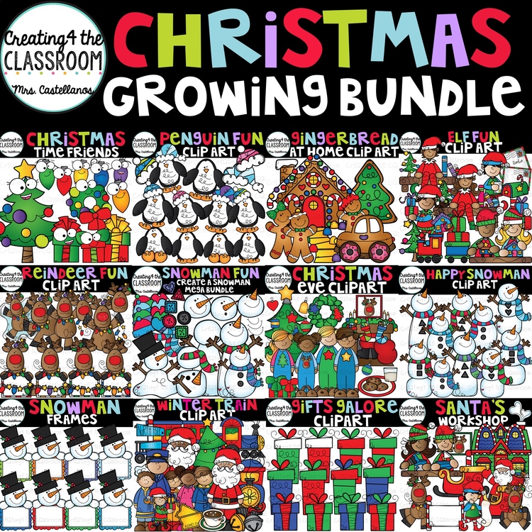 Christmas Clip Art Bundle {Christmas Clip Art}