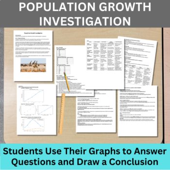 Ecosystems & Population Dynamics Graphing Lab Bundle | 6th, 7th, 8th Grade, image 3