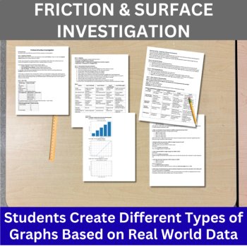 Forces and Motion Data Graphing Bundle 6th, 7th, 8th Grade | Speed, Acceleration, image 4