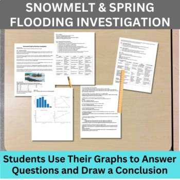 Spring Environmental Data Graphing Lab Bundle | 6th, 7th, 8th Grade | Seasons, image 3