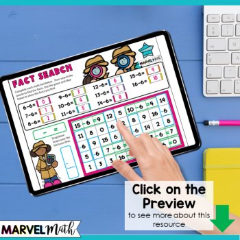-6 Subtraction Math Facts Practice - Fun Google Slides, image 4