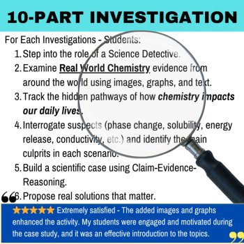 Chemistry in Everyday Life Detective Mystery Bundle | Physical Science Activity, image 2
