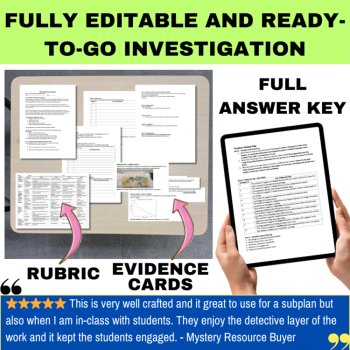 Chemistry in Everyday Life Detective Mystery Bundle | Physical Science Activity, image 4