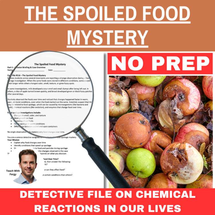 The Spoiled Food Mystery - Chemistry Detective Activity | Microorganisms Microbe