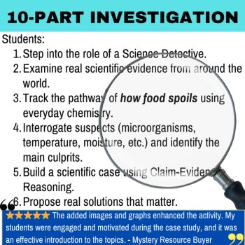 The Spoiled Food Mystery - Chemistry Detective Activity | Microorganisms Microbe, image 2