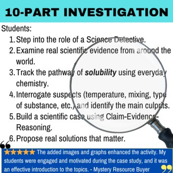 The Solubility Surprise Mystery - Chemistry Detective Activity | Solute, Solvent, image 2
