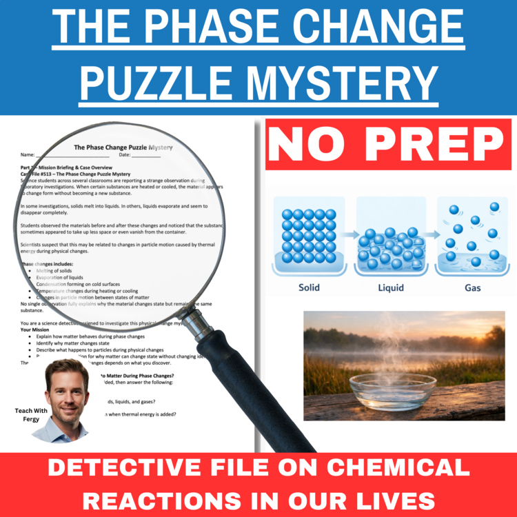 The Phase Change Puzzle Mystery | Detective Activity | States of Matter