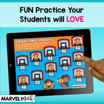 Subtraction Facts Practice - Google Slides - Digital Math Stations, image 2