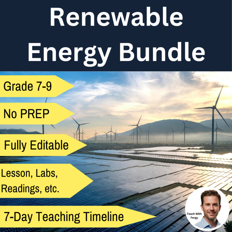 Renewable Energy Unit Bundle | Solar, Wind, Hydro, Tidal, Biomass, Fusion