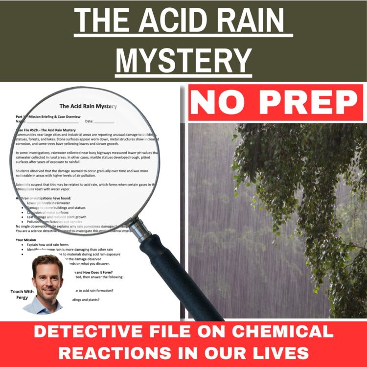 The Acid Rain Mystery – Chemistry Detective Activity | Precipitation, pH scale