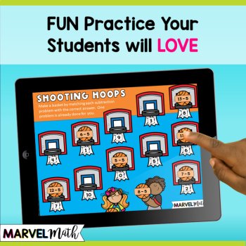 -5 Subtraction Math Facts Practice - Fun Google Slides, image 2