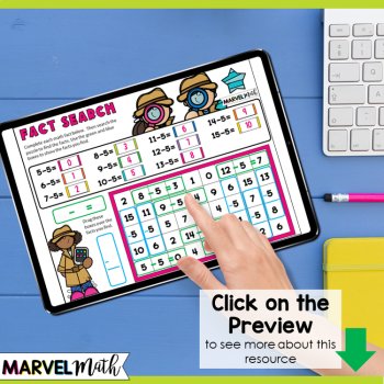 -5 Subtraction Math Facts Practice - Fun Google Slides, image 4
