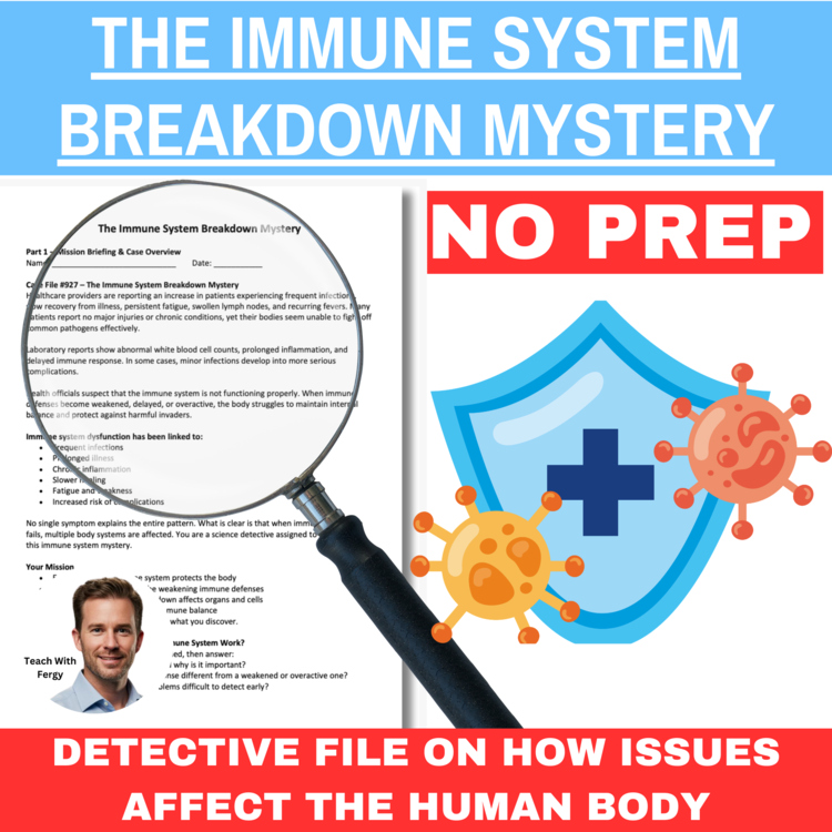 The Immune System Breakdown Mystery – Detective SUB PLAN | Body Systems