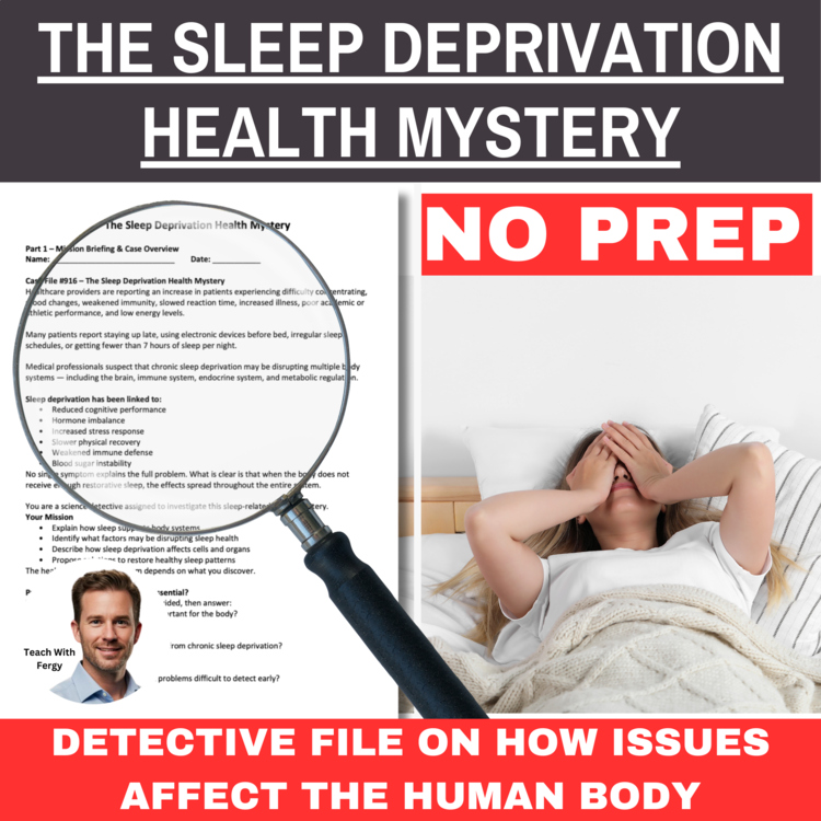 The Sleep Deprivation Health Mystery – Detective SUB PLAN | Circadian Rhythm