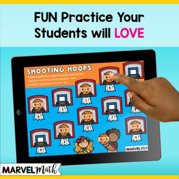 -3 Subtraction Math Facts Practice - Fun Google Slides, image 2