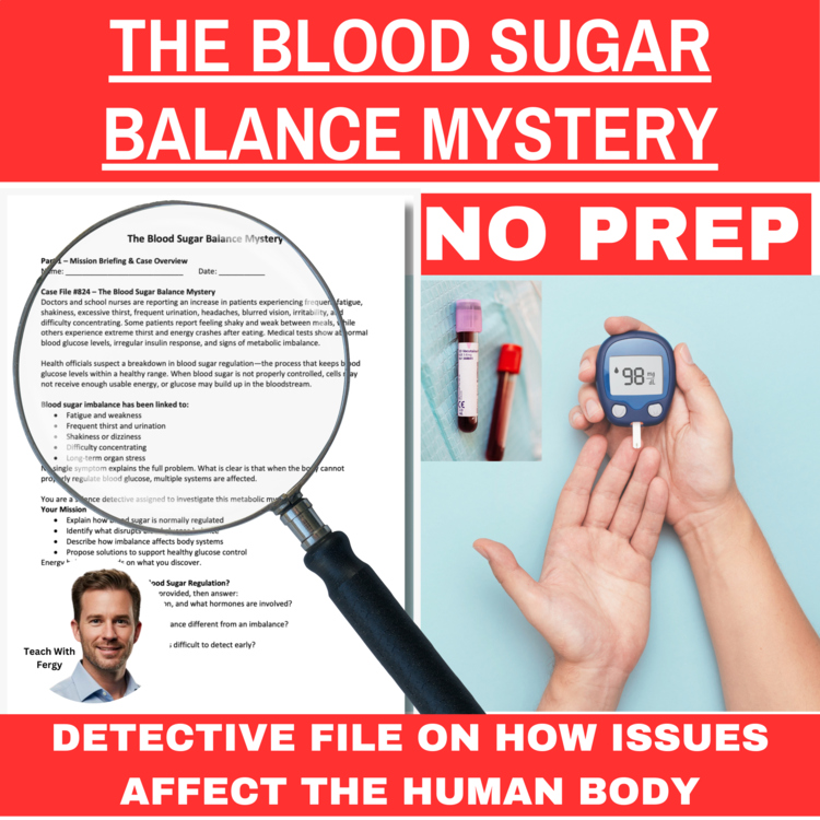 The Blood Sugar Balance Mystery – Detective SUB PLAN | Insulin, Cells, Pancreas