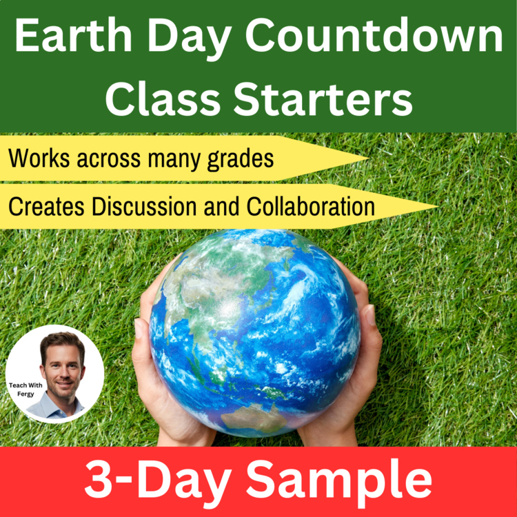 Earth Day Countdown | Environmental Class Starter 3-DAY SAMPLE