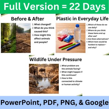 Earth Day Countdown | Environmental Class Starter 3-DAY SAMPLE, image 3