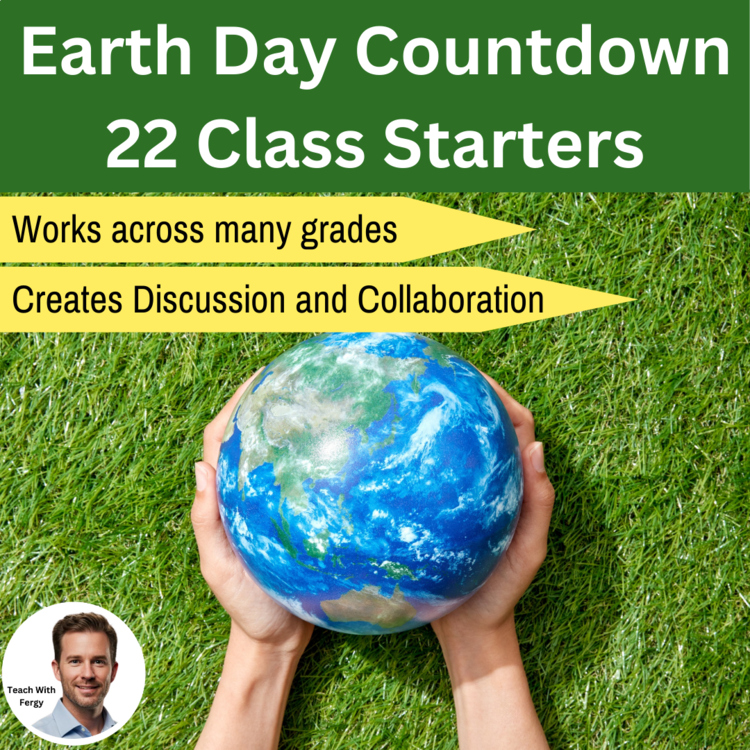 Earth Day Countdown | 22 Environmental Science Starter Slides | Earth Day Warmup