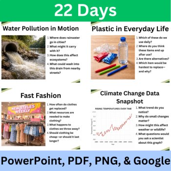 Earth Day Countdown | 22 Environmental Science Starter Slides | Earth Day Warmup, image 3