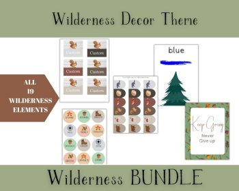 Wilderness Homeschool Decor Bundle, Wilderness Homeschool Calendar, image 2