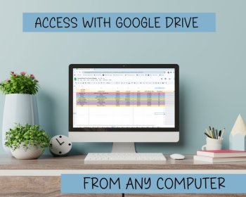 Curriculum Keeper Editable Homeschool Google Sheets Planner, image 4