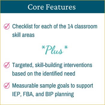 Classroom Behavior Rules Expectations Checklist Goals Interventions Data Sheets, image 3